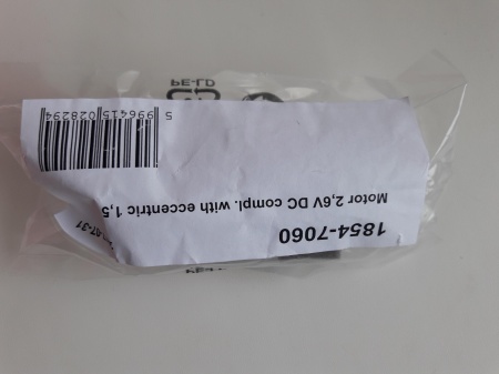 Мотор 2,6в, в комплекте с эксцентриком 1,5 (для 0078 и 0473)
