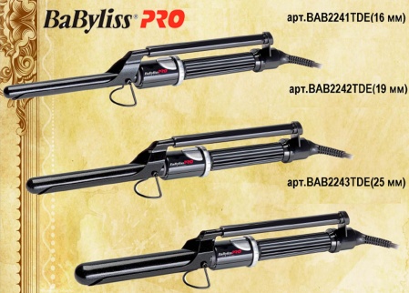 BaByliss PRO BAB2243 TDE Marcel Titanium Diamond Профессиональная плойка 25 мм
